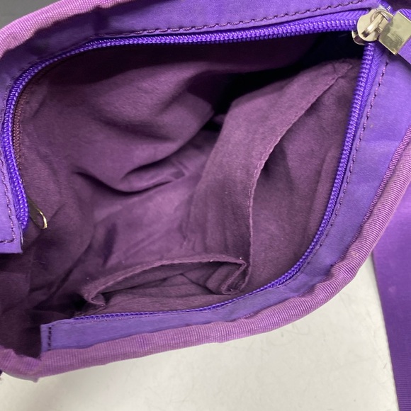 COMELY Seatbelt Crossbody Bag Zippered Purple Purse - Picture 15 of 17